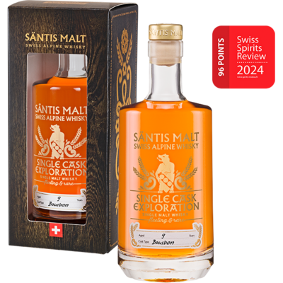 Säntis Malt SC Ex. Bourbon J.D. Nr. 1182 50.4%Vol. 9 Jahre (50cl)