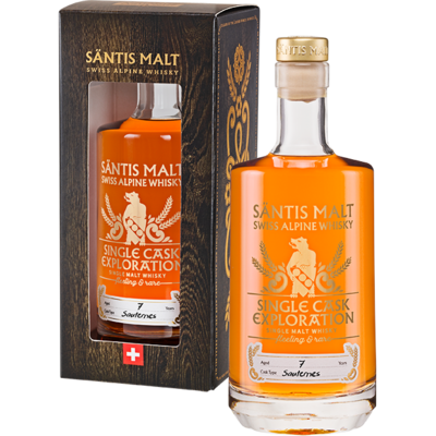 Säntis Malt Single Cask Exploration - Sauternes Cask Nr. 943 - 50.5%Vol. - 7 Jahre  (50cl)