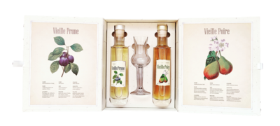 Geschenkbox Säntis Spirits (2x 20cl und 1 Glas)