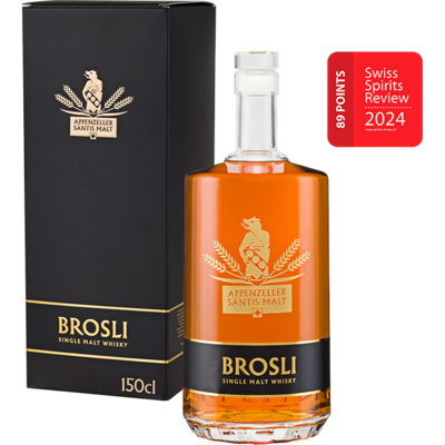 Säntis Malt Brosli Whisky 43% (150cl)