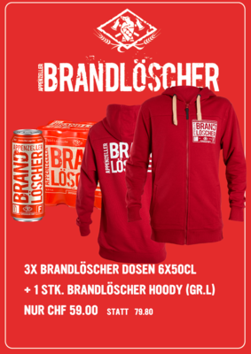 BrandLöscher 3x6er-Pack und BrandLöscher Hoody Gr.L