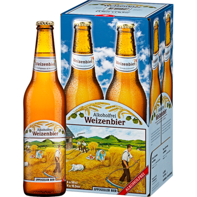 Weizen Bier Alkoholfrei Einweg (4x50cl)